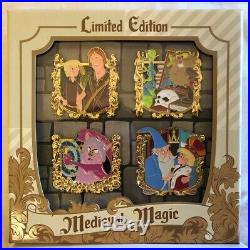 Disney Parks Pin LE 200 Medieval Magic Sword in the Stone Boxed Set Mimm Arthur