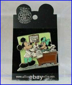 Disney Parks Pin Medical School Doctor's Day 2006 Mickey Minnie Mouse Nurse
