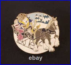 Disney Parks Pin Trading 2016 Beauty and the Beast Holiday Sleigh Ride 1 of 1400