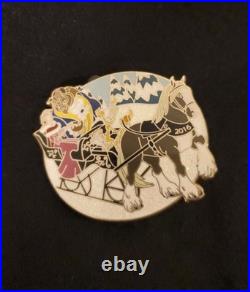 Disney Parks Pin Trading 2016 Beauty and the Beast Holiday Sleigh Ride 1 of 1400