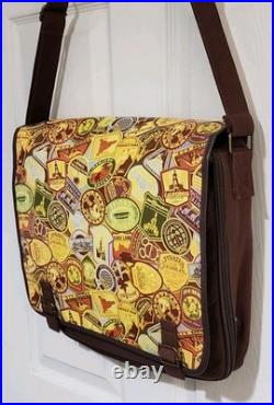 Disney Parks Pin Trading Bag Attraction Logo Patch Print Large New