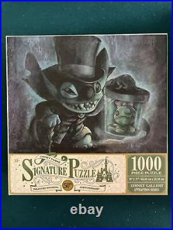 Disney Parks Signature Puzzle, Hatbox Stitch Haunted Mansion 50th Sealed 1000pcs