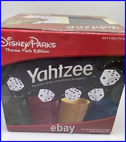 Disney Parks Theme Park Edition Yahtzee Dice Game New with Box