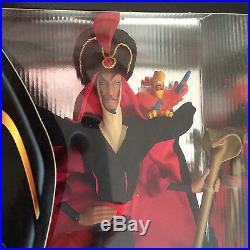Disney Parks Villains Doll Jafar Lago Aladdin New NRFB Theme Park Version