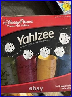 Disney Parks Yahtzee Theme Park Edition 2021 Epcot Studios Family Dice Game