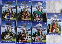 Disney Piece of History FIRST 7 PINS Sorcerer Hat Cinderella Snow Ariel Pirates