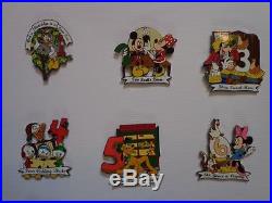 Disney Pin DLR Twelve Days of Christmas 2002 Limited Edition Set of 12 Pins