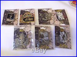 Disney Pin LE DSF DSSH Pirates Of The Carribean Dead Men Tell No Tales Set Of 7