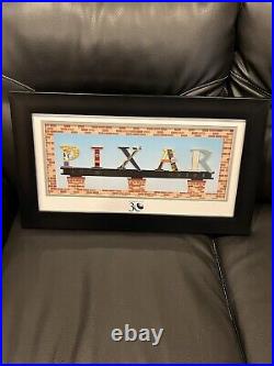 Disney Pin Lot Frame PIXAR Letter WDW Toy Story Brave Up Remy Ratatouille LE 150
