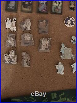 Disney Pin Lot of 43 Haunted Mansion Nightmare Halloween LE & Lanyard Archives