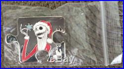 Disney Pin Nightmare Before Christmas Character Connection Jack Santa Chaser NBC