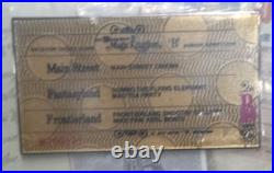 Disney Pin WDW 40th Anniversary Retro Ticket Book Booster Set A B C D E 81877