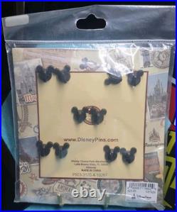 Disney Pin WDW 40th Anniversary Retro Ticket Book Booster Set A B C D E 81877