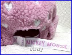 Disney Pink Heart Fluffy Boa Cap 58cm with Tag, Theme Park Accessory Disney Pink Heart Fluffy Boa Cap 58cm with Tag, Theme Park Accessory
