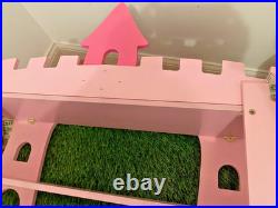 Disney Pink Princess Castle Theme Wall 3 Shelf Cinderella Sleeping Beauty Belle