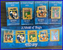 Disney Pins A World of Magic Passholder AP 2013 Complete 6 Pin Set WDW
