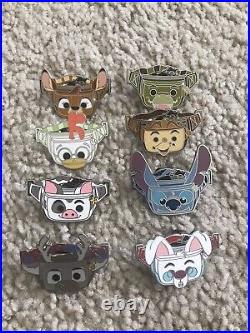 Disney Pins Mystery Fanny Pack Pins COMPLETE SET of all 16 pins