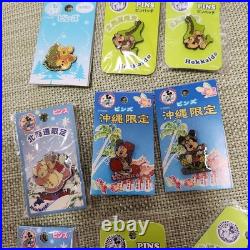 Disney Pins Set of 8 Hokkaido & Okinawa Regional Limited Mickey Minnie Snowman