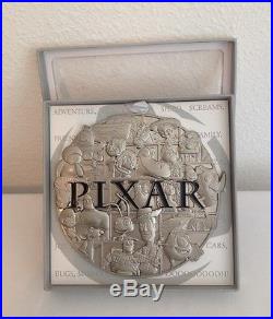 Disney Pixar Party Pin Event Pixar Character Super Jumbo Pin Le 500 + Gift Card