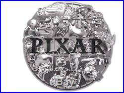 Disney Pixar Party Pin Event Pixar Character Super Jumbo Pin Le 500 + Gift Card