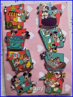 Disney Play In The Park Mystery Pins Complete Set