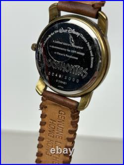 Disney Pocahontas Watch Limited Edition Theme Parks New Original 0249/5000 Works