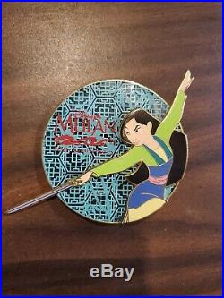 Disney Princess DSF DSSH Mulan 20th Surprise Jumbo Stained Glass LE 200 Pin