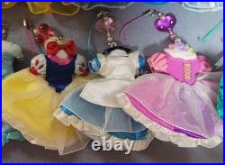 Disney Princess Key Holder Set 21 Pcs Elsa Ariel Belle Cinderella Used Japan