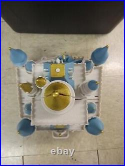 Disney Princess Theme Park Monorail Cinderella Castle With Figures Read Descrpt