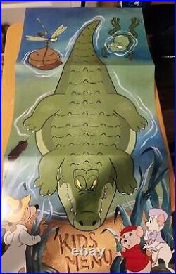 Disney Prop Port Orleans Resort Kids Menu The Rescuers down under themed Bernard Disney Prop Port Orleans Resort Kids Menu The Rescuers down under themed Bernard