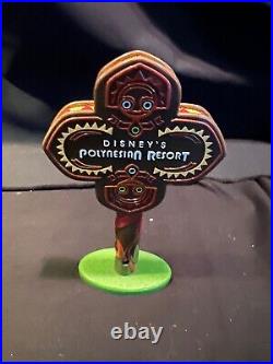 Disney Rare Theme Park Collection Polynesian Resort Sign Monorail Accessory