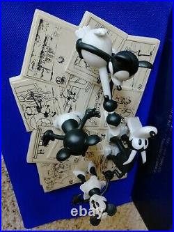 Disney STEAMBOAT WILLIE Figural MODEL SHEET Figurine Mickey Mouse LE BOX COA