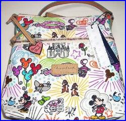 Disney Sketch Nylon Letter Carrier Bag by Dooney & Bourke Theme Parks