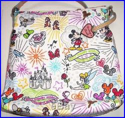 Disney Sketch Nylon Letter Carrier Bag by Dooney & Bourke Theme Parks