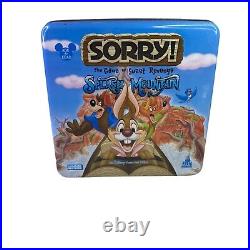 Disney Sorry Splash Mountain Board Game Theme Park Edition Complete Brer Rabbit