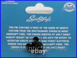 Disney SpectroMagic Parade Piece History Alice in Wonderland Queen of Hearts Pin