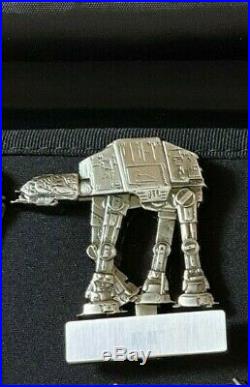 Disney Star Wars Pin Of The Month Vehicles (COMPLETE SET) Hinged Pin LE on cards