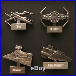 Disney Star Wars Pin Of The Month Vehicles Pin LE Set