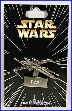 Disney Star Wars Pin Of The Month Vehicles Series X Wing Hinged Pin LE 6000 RARE