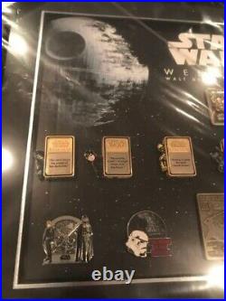 Disney Star Wars Weekends 2013 30th Anniversary Jedi Framed LE 200 Pin Set