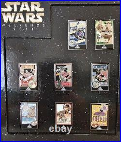 Disney Star Wars Weekends Star Tours Destination LE 300 Boxed Pin Set 2011