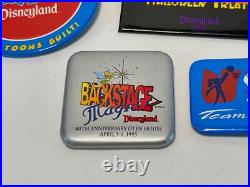 Disney Store Cast Member Buttons Theme Park Promo Collection Lot of 10