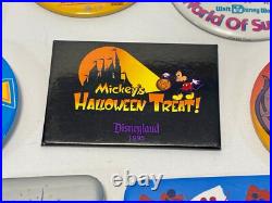 Disney Store Cast Member Buttons Theme Park Promo Collection Lot of 10