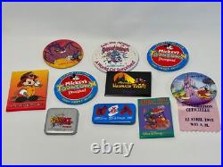 Disney Store Cast Member Buttons Theme Park Promo Collection Lot of 10
