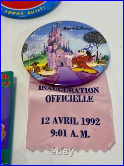 Disney Store Cast Member Buttons Theme Park Promo Collection Lot of 10