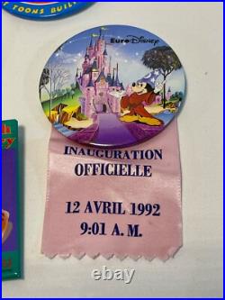 Disney Store Cast Member Buttons Theme Park Promo Collection Lot of 10