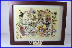 Disney Store Japan JDS LE 200 Framed Pin Mickey & Minnie Memories of 80 Years