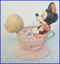 Disney THEME PARK EXCLUSIVE Precious Moments YOU ARE MY CUP OF TEA Minnie Mouse