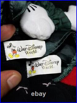 Disney Theme Park Edition Haunted Mansion Mickey & Minnie Plush Set