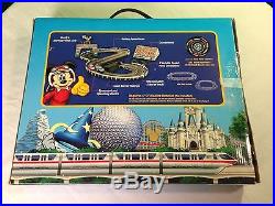 Disney Theme Park Edition Monorail Tomorrowland Battery Op. Race Car Set #9496